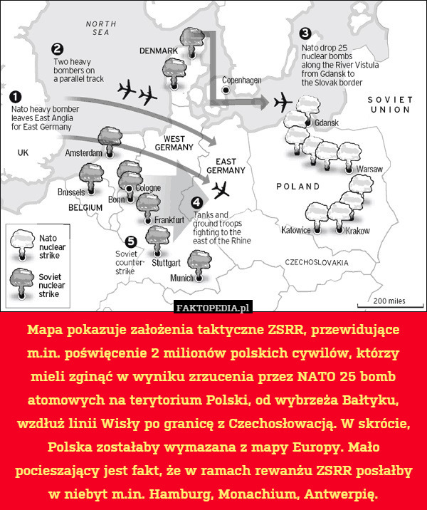 Mapa pokazuje założenia taktyczne ZSRR, przewidujące m.in. poświęcenie 2