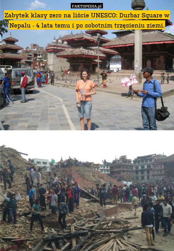Zabytek klasy zero na liście UNESCO: Durbar Square w Nepalu - 4 lata temu
