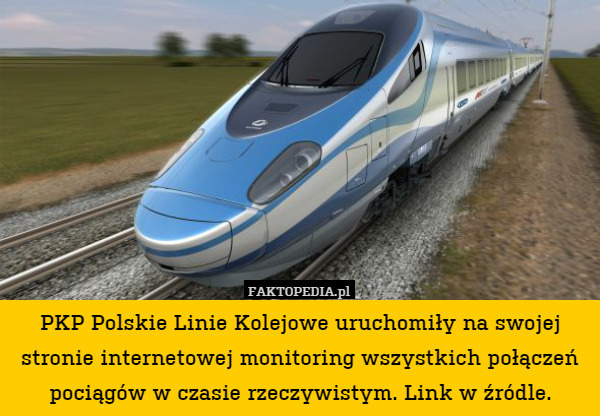 PKP Polskie Linie Kolejowe uruchomiły na swojej stronie internetowej monitoring