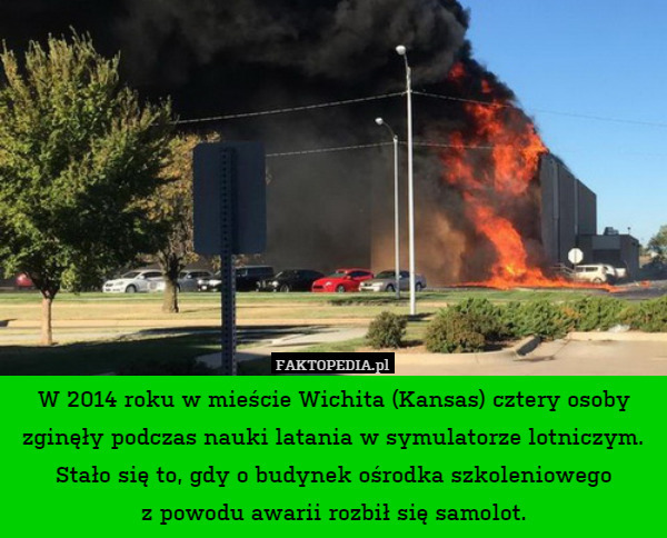 W 2014 roku, w mieście Wichita (Kansas), cztery osoby zginęły podczas nauki