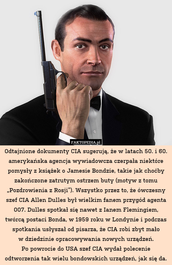 Odtajnione dokumenty CIA sugerują, że w latach 50. i 60. amerykańska agencja