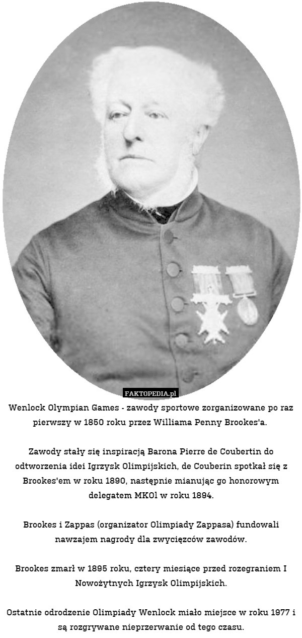 Wenlock Olympian Games - zawody sportowe zorganizowane po raz pierwszy w