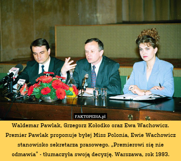 Waldemar Pawlak, Grzegorz Kołodko oraz Ewa Wachowicz. Premier Pawlak proponuje