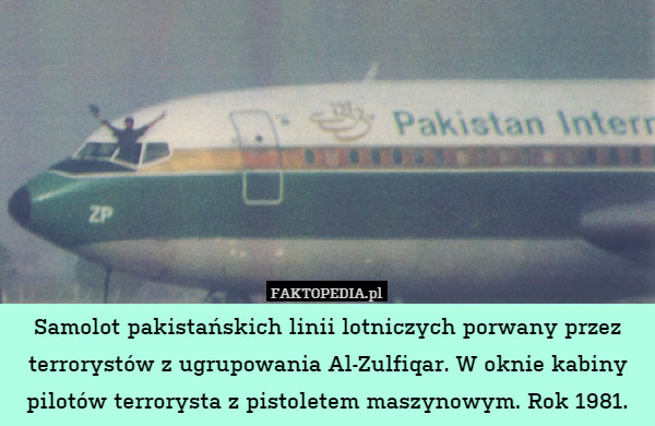 Samolot pakistańskich linii lotniczych porwany przez terrorystów z ugrupowania