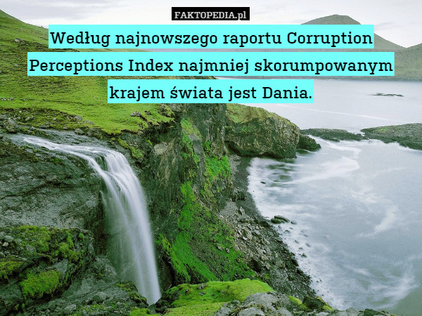 Według najnowszego raportu Corruption Perceptions Index najmniej skorumpowanym