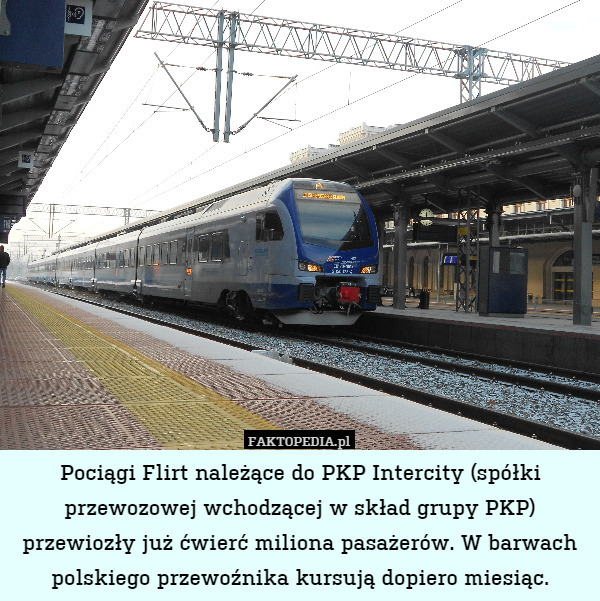 Pociągi Flirt należące do PKP Intercity (spółki przewozowej wchodzącej w