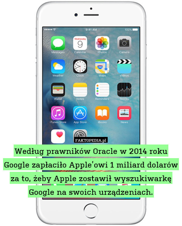 Według prawników Oracle w 2014 roku Google zapłaciło Apple’owi