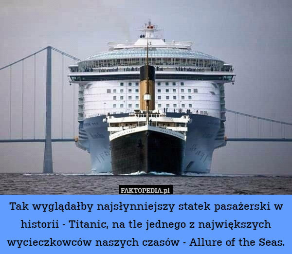Tak wyglądałby najsłynniejszy statek pasażerski w historii - Titanic, na