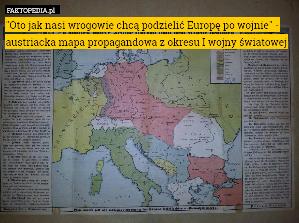 "Oto jak nasi wrogowie chcą podzielić Europę po wojnie" - austriacka