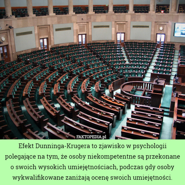 Efekt Duninga-Krugera to zjawisko w psychologii polegające na tym, że osoby