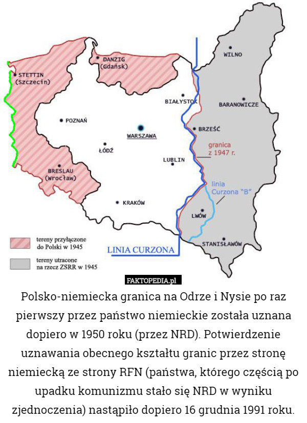 Polsko-niemiecka granica na Odrze i Nysie po raz pierwszy przez państwo