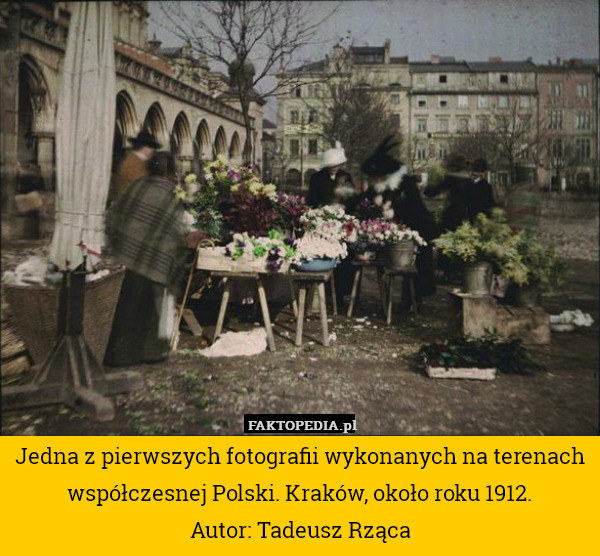 Jedna z pierwszych fotografii wykonanych na terenach współczesnej Polski.