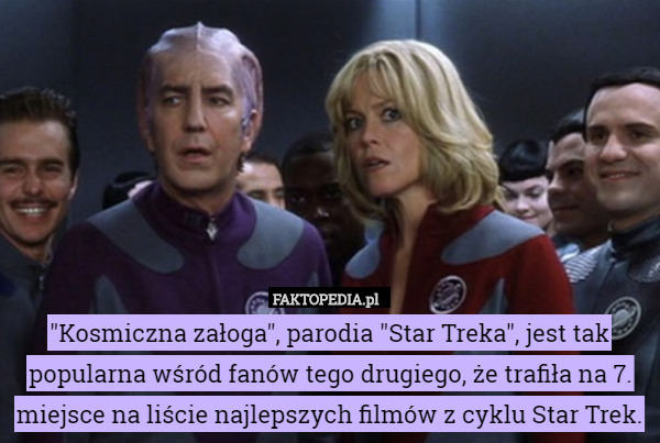 "Kosmiczna załoga", parodia "Star Treka", jest tak popularna
