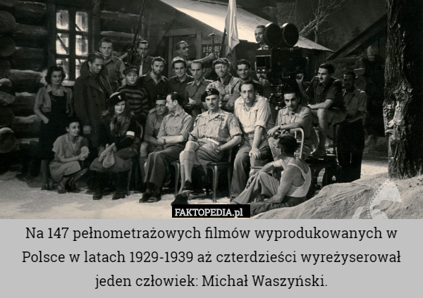 Na 147 pełnometrażowych filmów wyprodukowanych w Polsce w latach 1929-1939