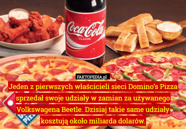 Jeden z pierwszych właścicieli sieci Domino’s Pizza sprzedał swoje udziały