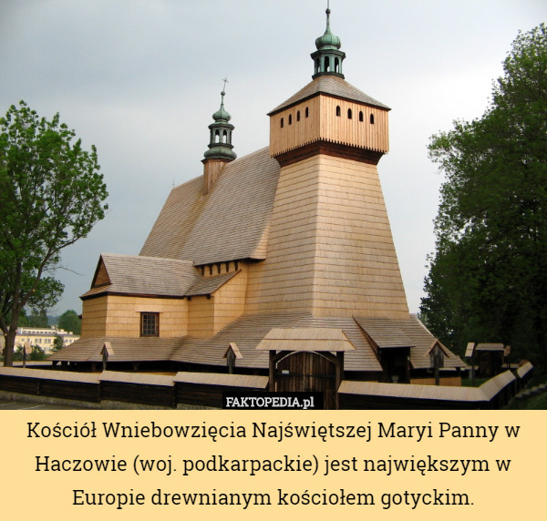 Kościół Wniebowzięcia Najświętszej Maryi Panny w Haczowie (woj. podkarpackie)