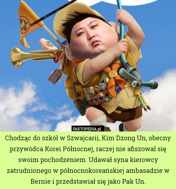 Chodząc do szkół w Szwajcarii, Kim Dzong Un, obecny przywódca Korei Północnej,