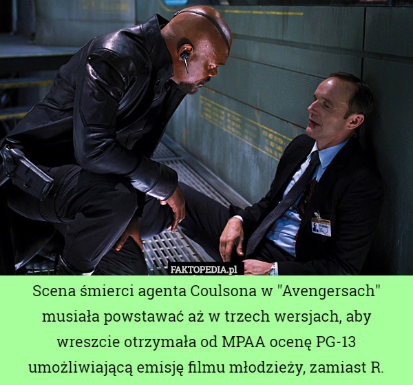 Scena śmierci agenta Coulsona w "Avengersach" musiała powstawać