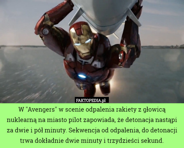 W "Avengers" w scenie odpalenia rakiety z głowicą nuklearną na