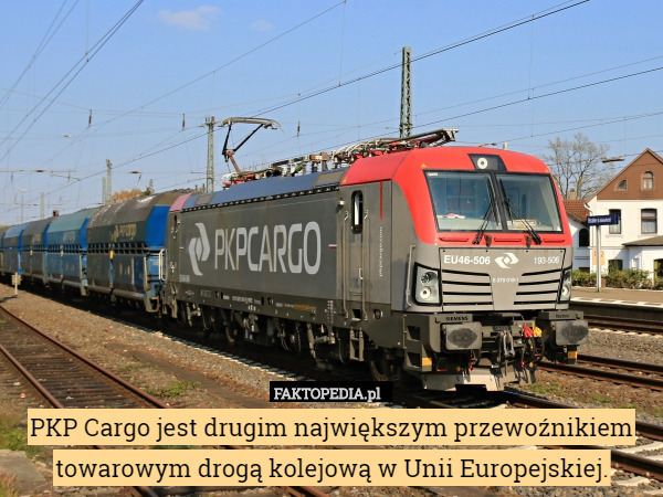 PKP Cargo jest drugim największym przewoźnikiem towarowym drogą kolejową
