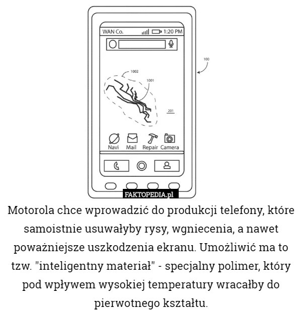 Motorola chce wprowadzić do produkcji telefony, które samoistnie usuwałyby