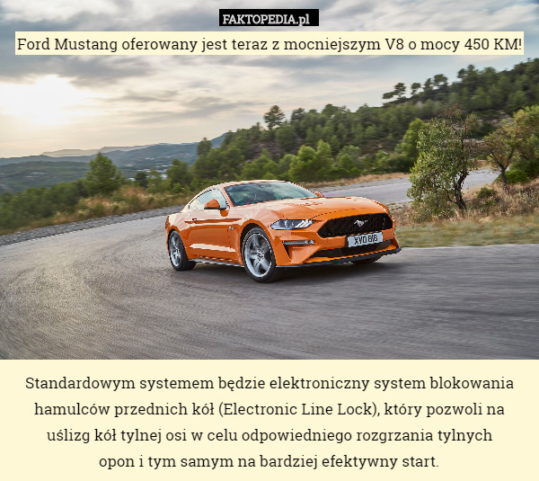 Ford Mustang oferowany jest teraz z mocniejszym V8 o mocy 450 KM!
