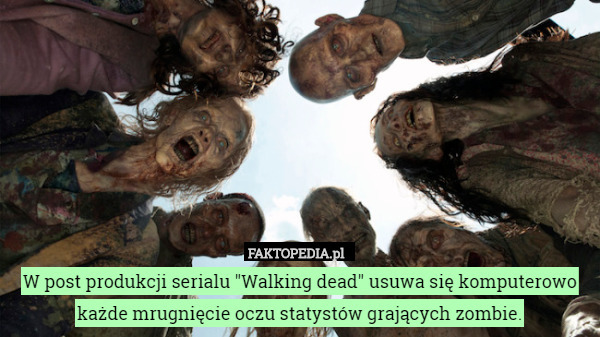 W post produkcji serialu "Walking dead" usuwa się komputerowo