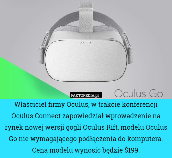 Właściciel firmy Oculus, w trakcie konferencji Oculus Connect zapowiedział...