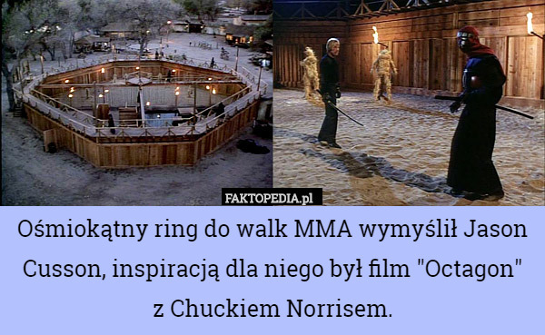 Ośmiokątny ring do walk MMA wymyślił Jason Cusson, inspiracją ...