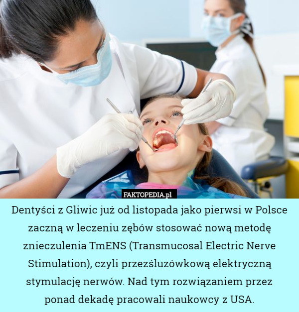 Dentyści z Gliwic już od listopada jako pierwsi w Polsce zaczną w leczeniu