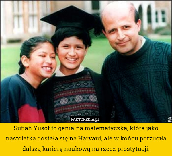 Sufiah Yusof to genialna matematyczka, która jako nastolatka dostała się