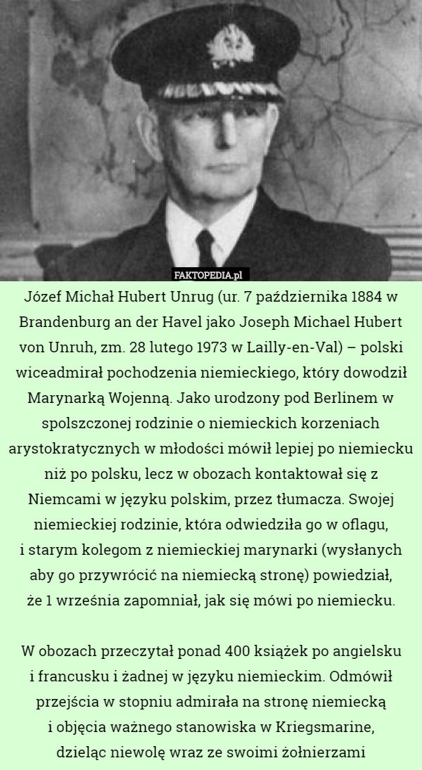 Józef Michał Hubert Unrug (ur. 7 października 1884 w Brandenburg an der