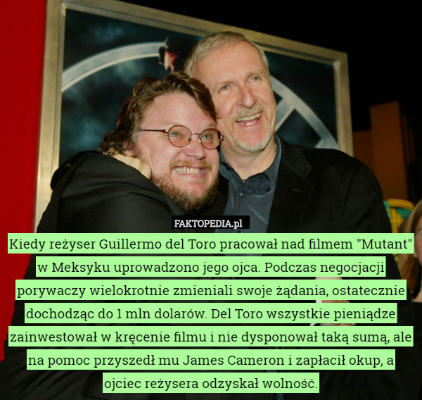Kiedy reżyser Guillermo del Toro pracował nad filmem "Mutant"