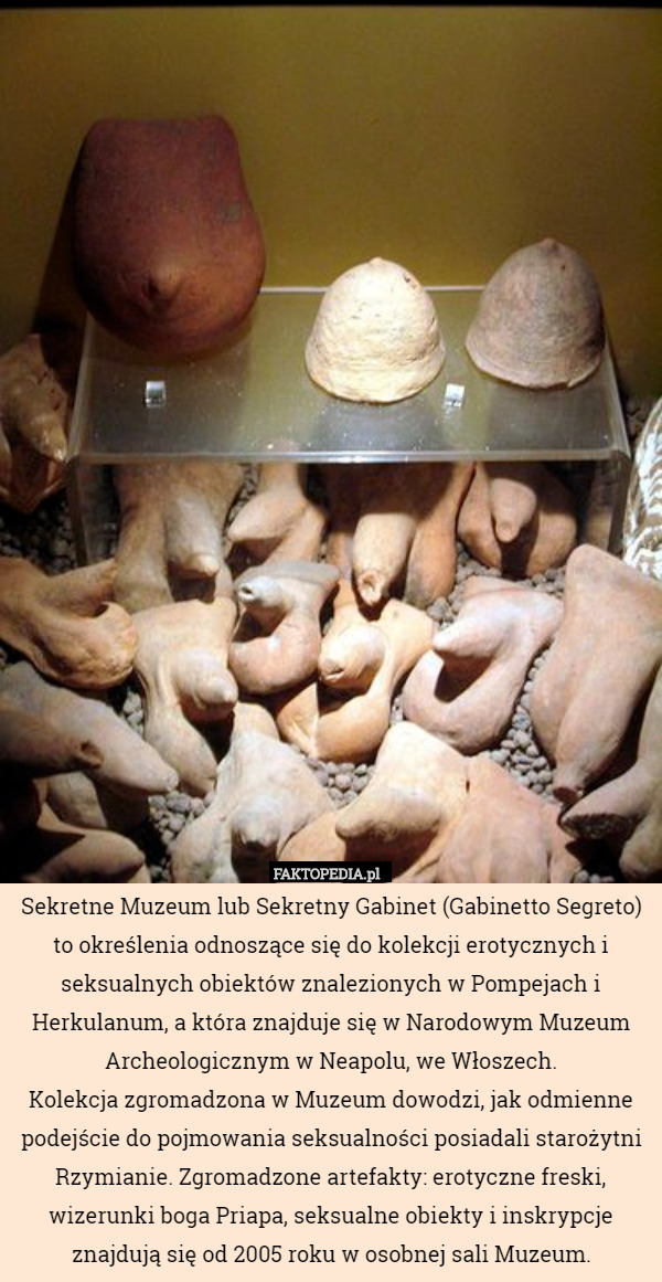Sekretne Muzeum lub Sekretny Gabinet (Gabinetto Segreto) to określenia odnoszące