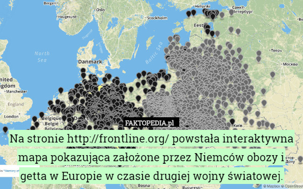 Na stronie http://frontline.org/ powstała interaktywna mapa pokazująca założone