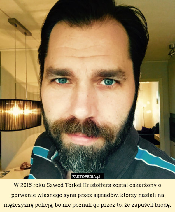 W 2015 roku Szwed Torkel Kristoffers został oskarżony o porwanie własnego