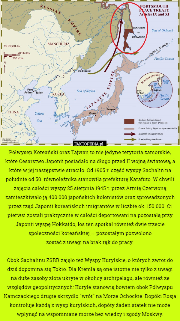 Półwysep Koreański oraz Tajwan to nie jedyne terytoria zamorskie, które