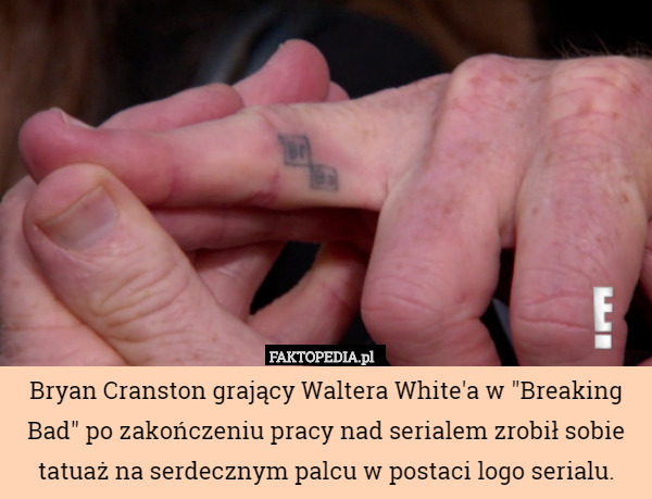 Bryan Cranston grający Waltera White'a w "Breaking Bad" po...