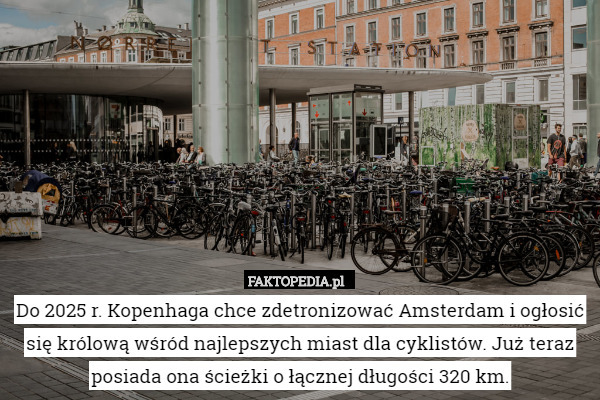 Do 2025 r. Kopenhaga chce zdetronizować Amsterdam i ogłosić się królową wśród...
