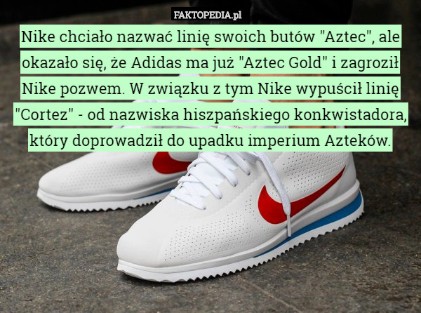 Nike chciało nazwać linię swoich butów "Aztec", ale okazało się,