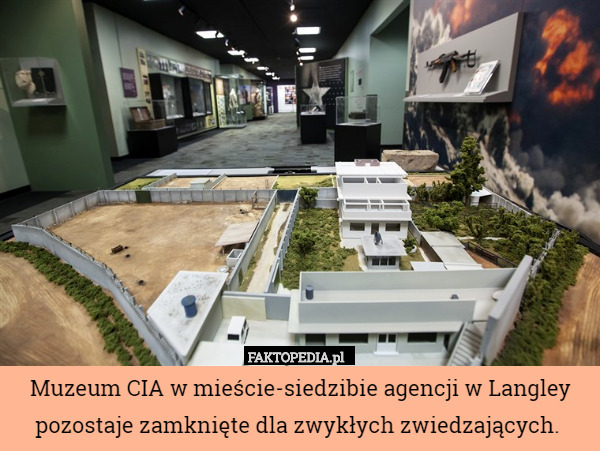 Muzeum CIA w mieście-siedzibie agencji w Langley pozostaje zamknięte dla