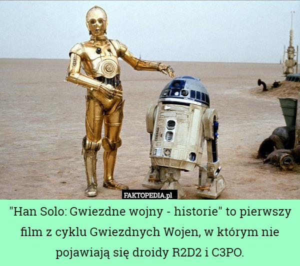 "Han Solo: Gwiezdne wojny - historie" to pierwszy film z cyklu...
