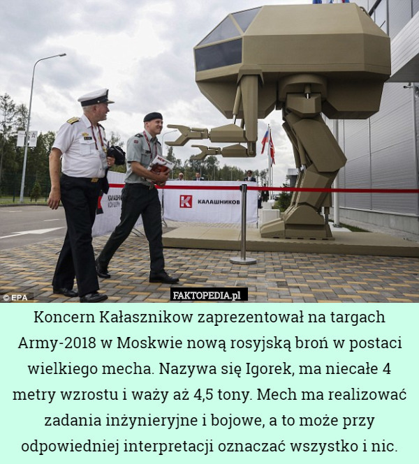 Koncern Kałasznikow zaprezentował na targach Army-2018 w Moskwie nową rosyjską
