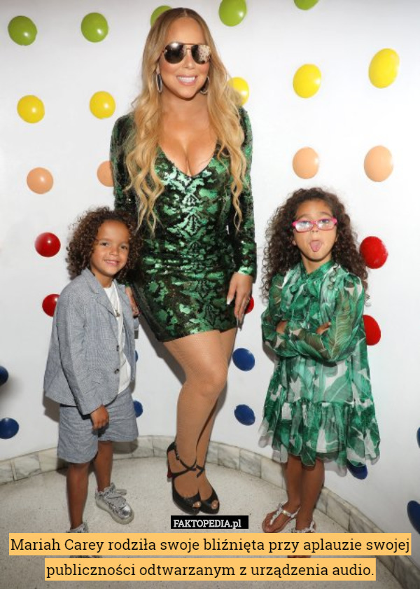 Mariah Carey rodziła swoje bliźnięta przy aplauzie swojej publiczności odtwarzanym...