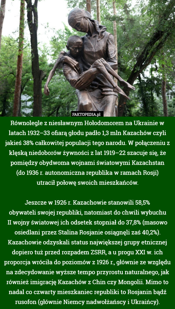 Równolegle z niesławnym Hołodomorem na Ukrainie w latach 1932–33 ofiarą...