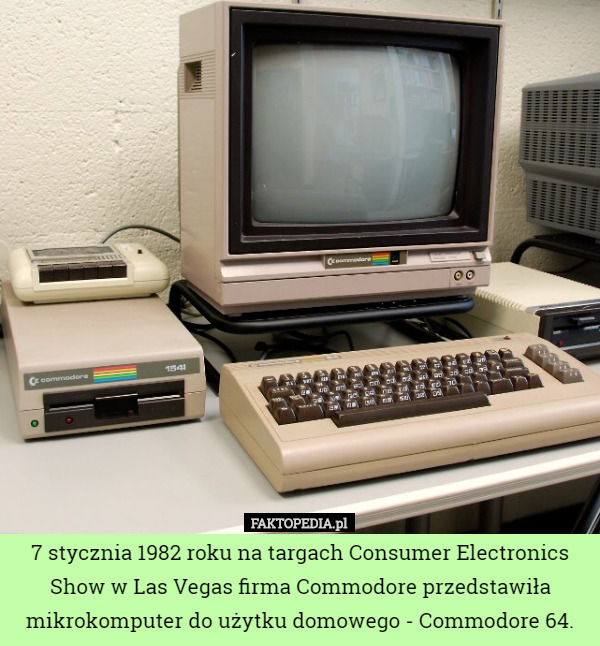 7 stycznia 1982 roku na targach Consumer Electronics Show w Las Vegas firma...