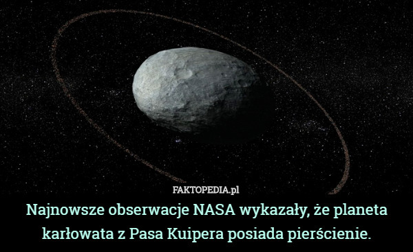 Najnowsze obserwacje NASA wykazały, że planeta karłowata z Pasa Kuipera...