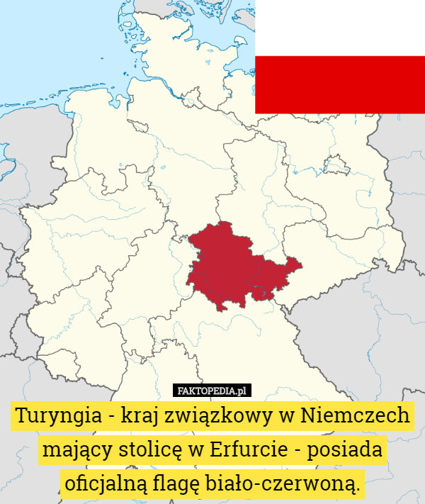 Turyngia - kraj związkowy w Niemczech mający stolicę w Erfurcie...