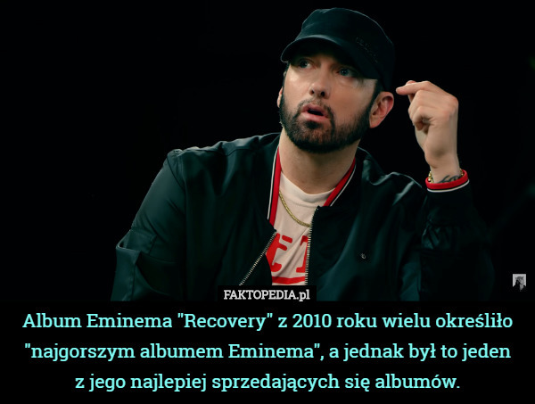 Album Eminema "Recovery" z 2010 roku wielu określiło "najgorszym albumem Eminema"...