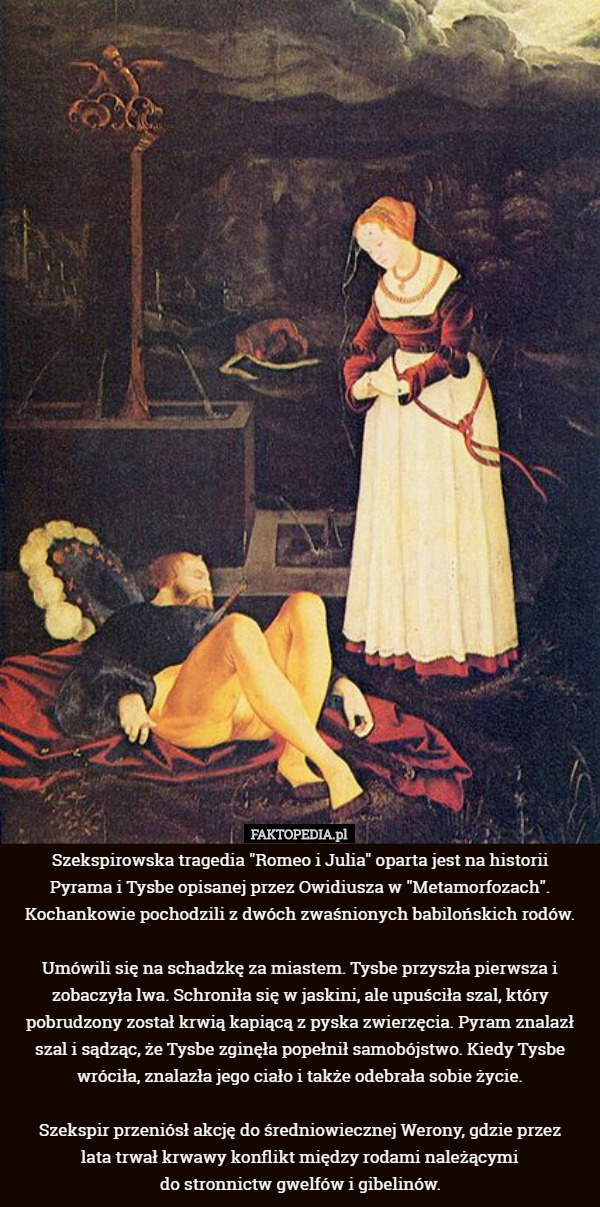 Szekspirowska tragedia "Romeo i Julia" oparta jest na historii...